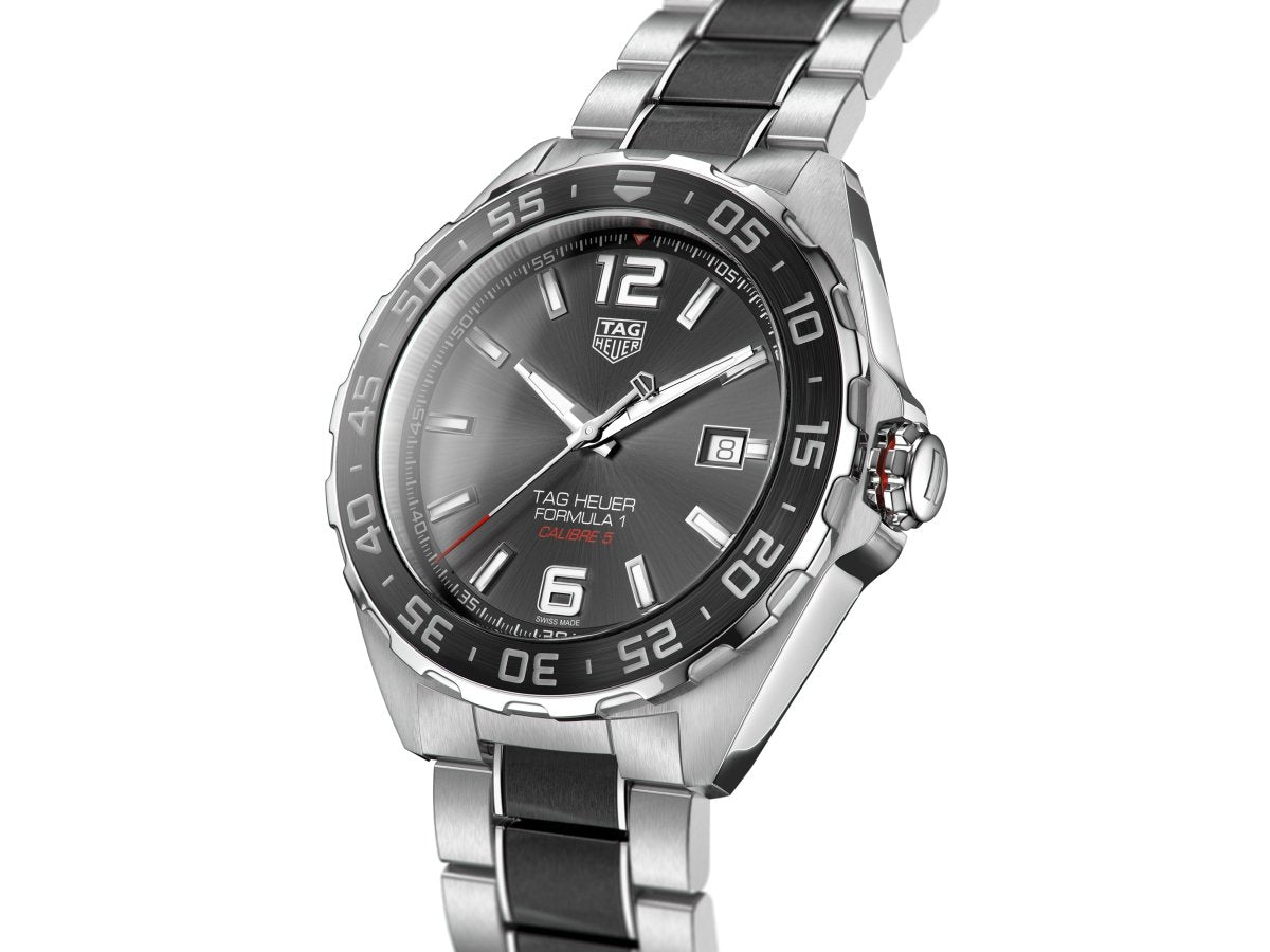 Tag Heuer - F1 on Steel and Ceramic Bracelet - Tustains Jewellers