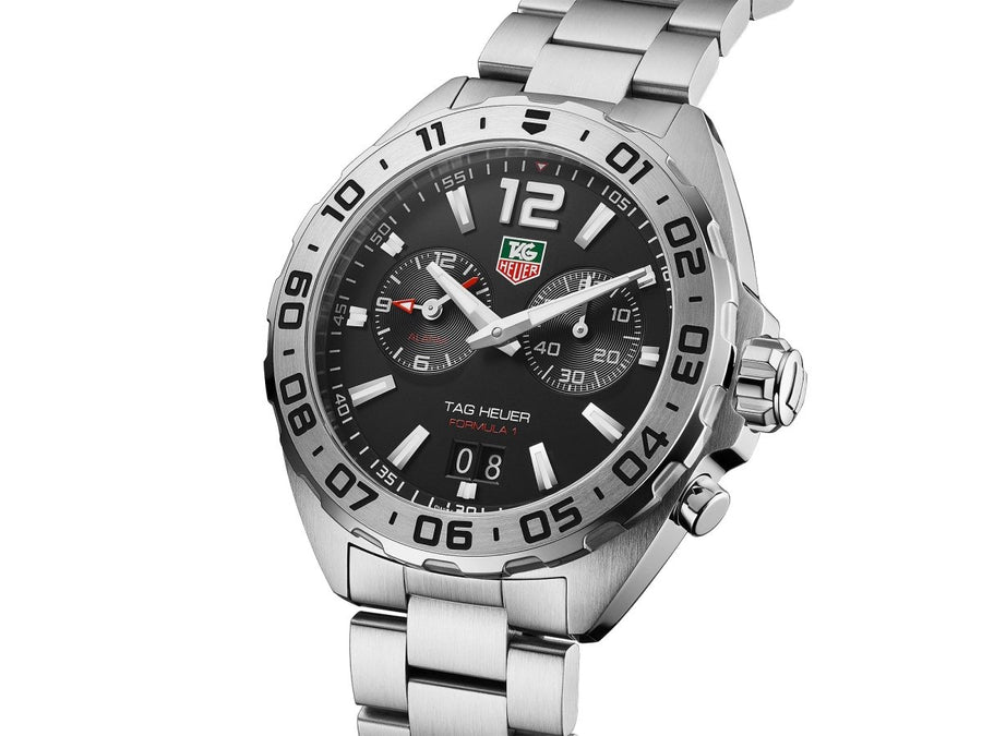 Tag Heuer - F1 Quartz Alarm on Steel Bracelet - Tustains Jewellers