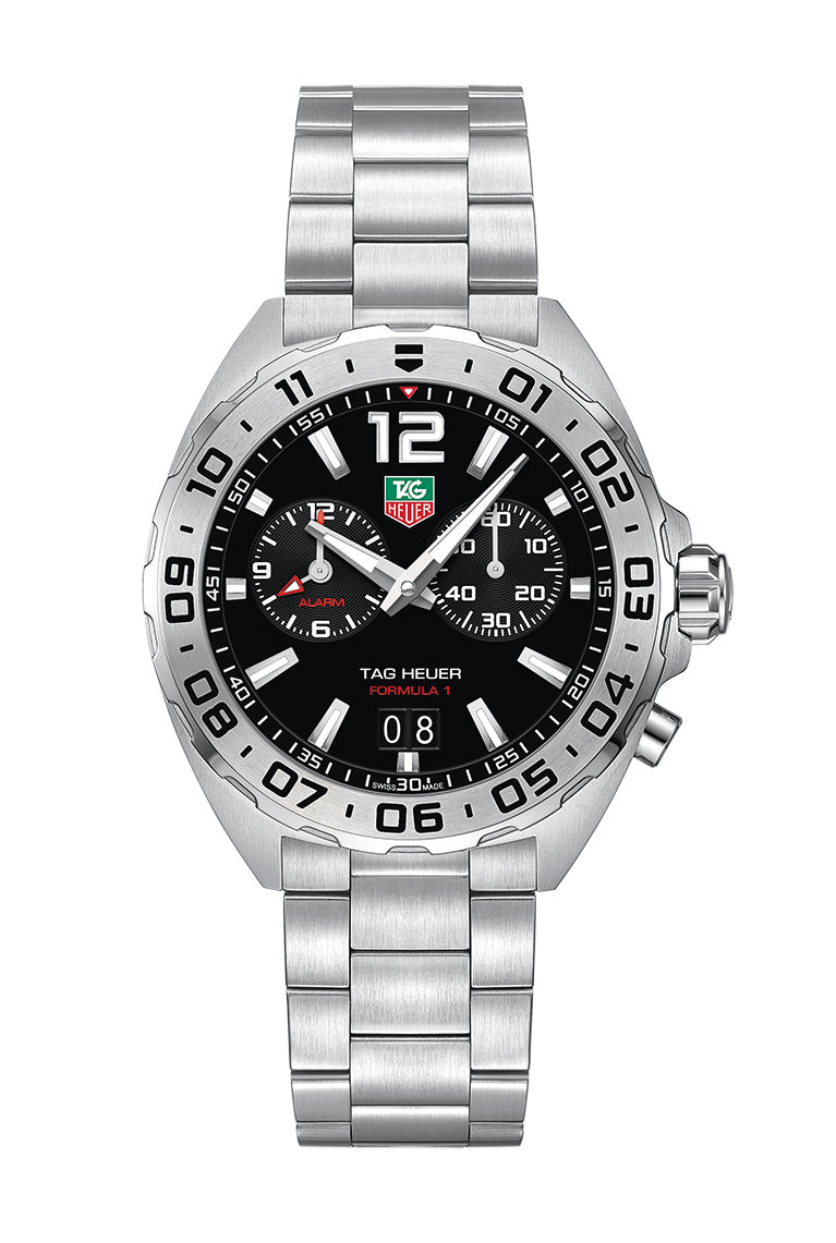 Tag Heuer - F1 Quartz Alarm on Steel Bracelet - Tustains Jewellers