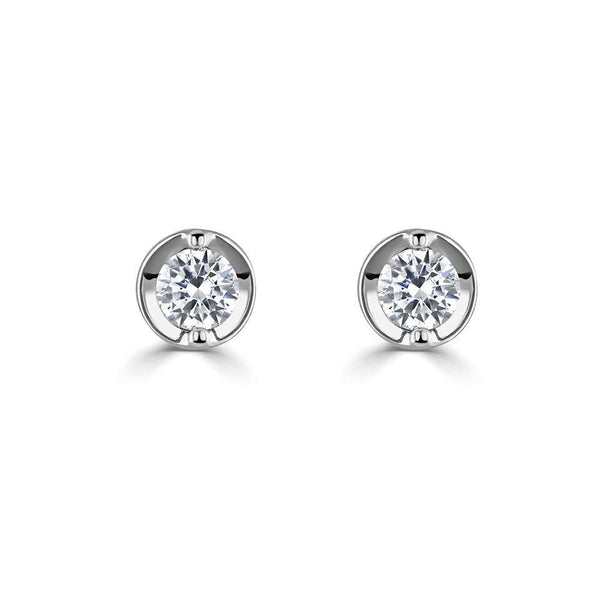 Timeless Diamond Stud Earrings 0.10ct - 0.30ct - Tustains Jewellers