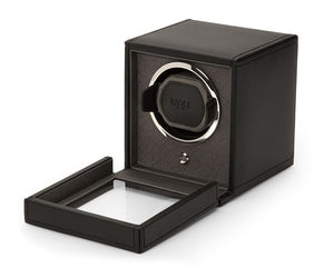 Wolf - Cub Winder With Cover Black - Tustains Jewellers