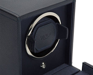 Wolf - Cub Winder With Cover Navy - Tustains Jewellers