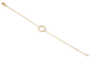 Yellow Gold Geometric Bracelet - Tustains Jewellers