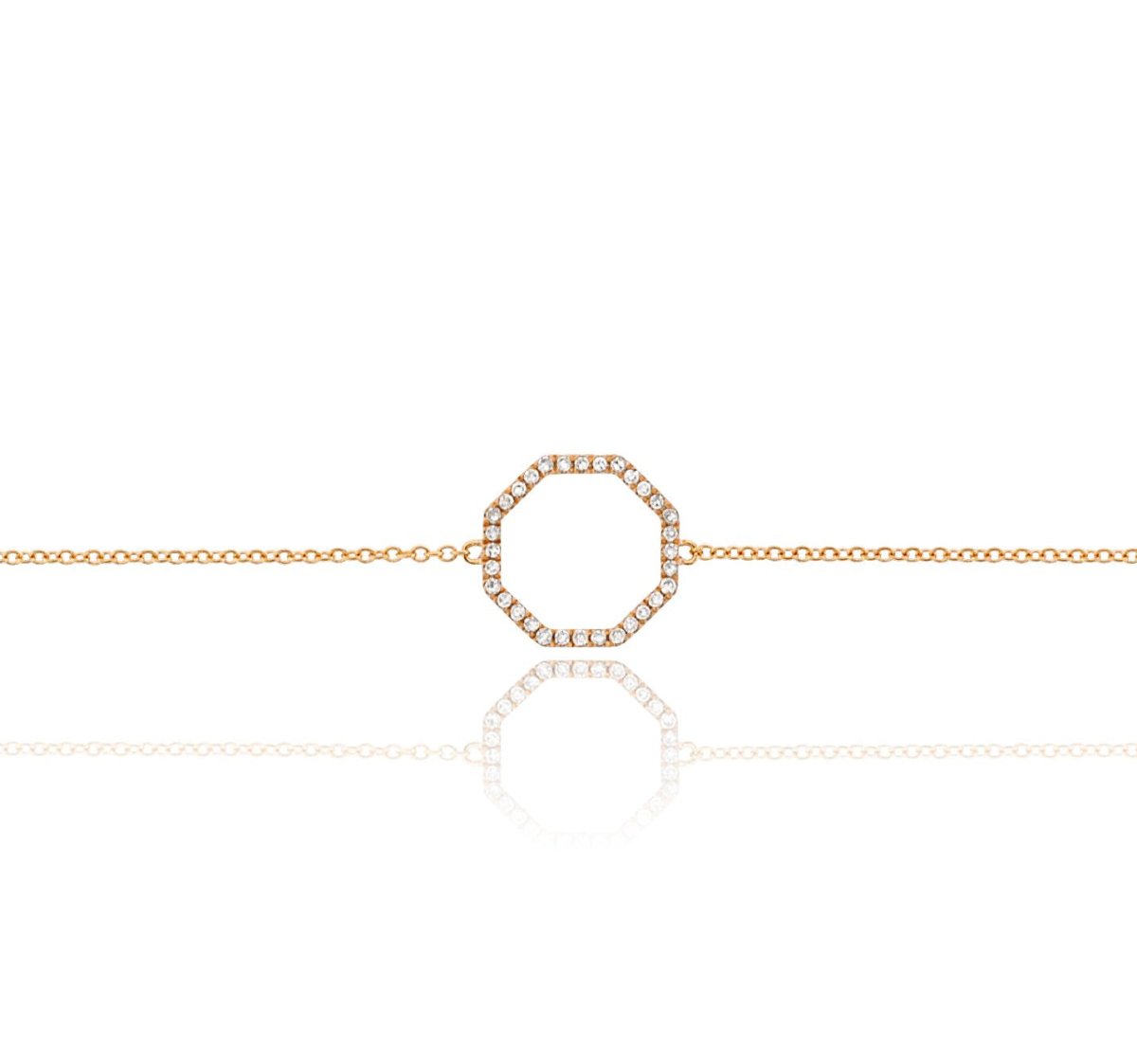 Yellow Gold Geometric Bracelet - Tustains Jewellers