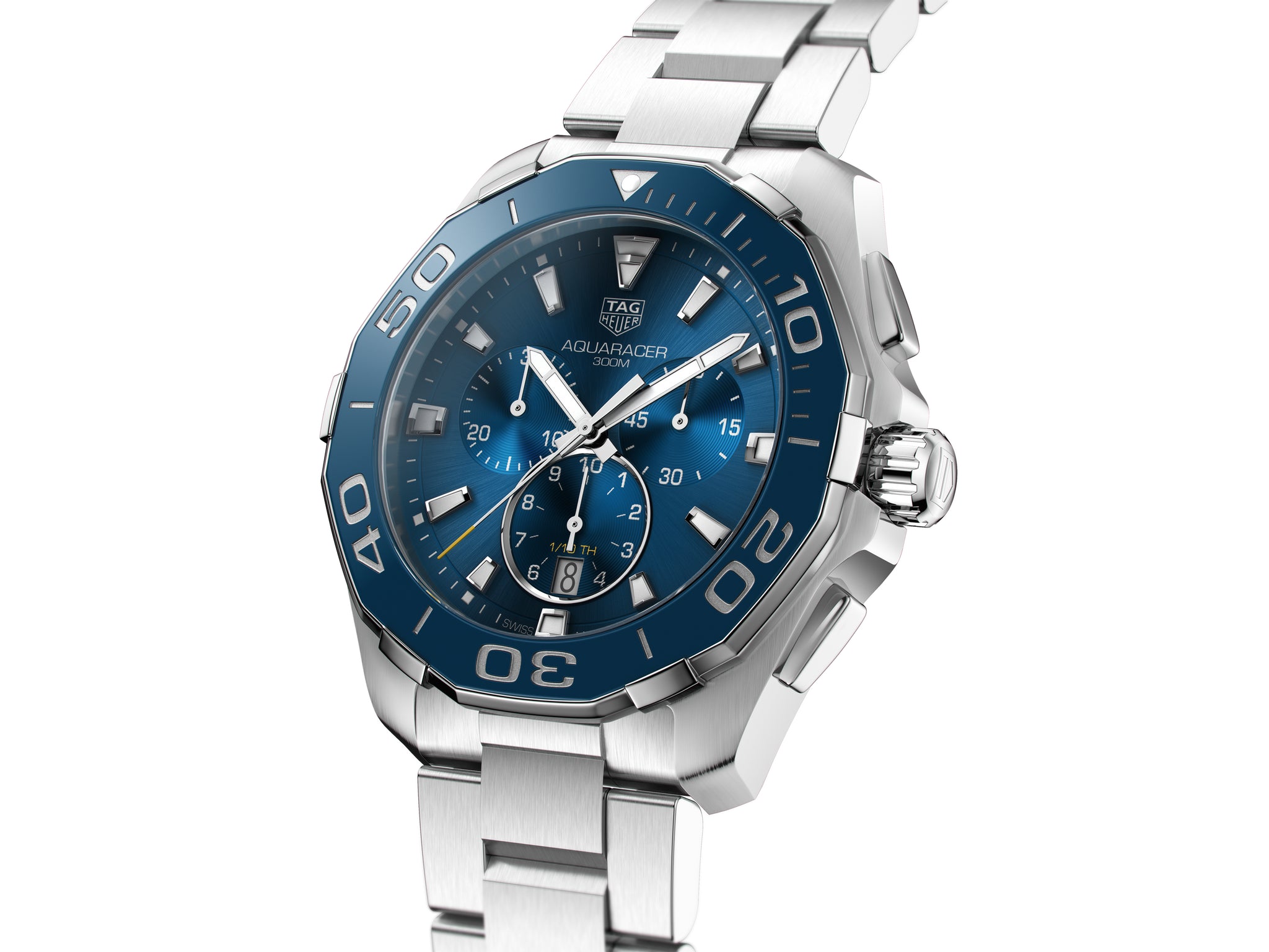 Tag Heuer Aquaracer Chronograph Quartz on Steel Bracelet