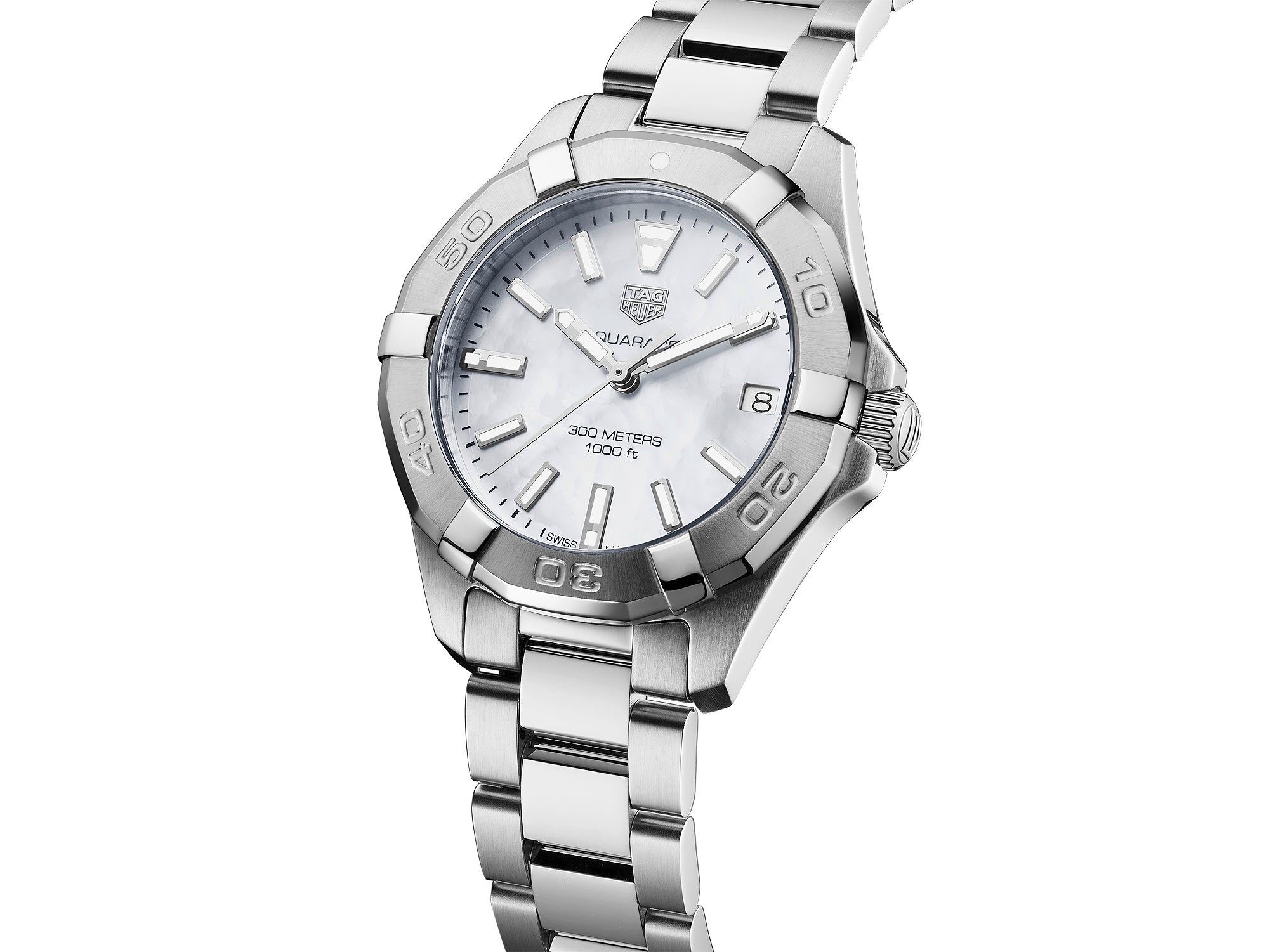 Tag Heuer Aquaracer Quartz on Steel Bracelet Tustains Jewellers