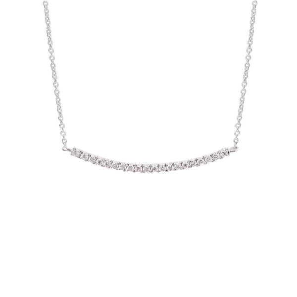 London Road - Diamond Bar Necklace