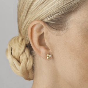 Georg Jensen - Moonlight Grapes 18kt & Diamond Stud Earrings